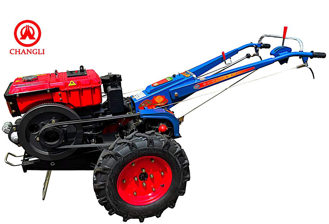 Two-wheel diesel walking tractor