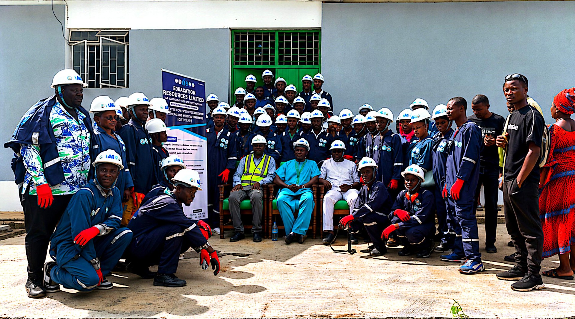 Full cohort group photo with facilitators and programme leads